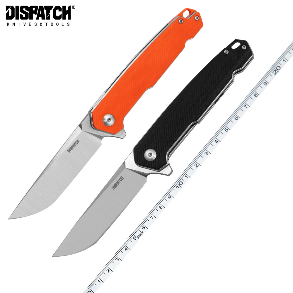 Couteau pliant avec lame en acier D2, G10, manche, de poche, pour le Camping en plein air, la chasse, outil EDC