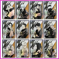 Anime Jujutsu Kaisen Rare SSR lamina di rifrazione Miwa Kasumi Satoru Gojo Ieiri Shoko giocattoli per ragazzo carta da collezione regalo di compleanno