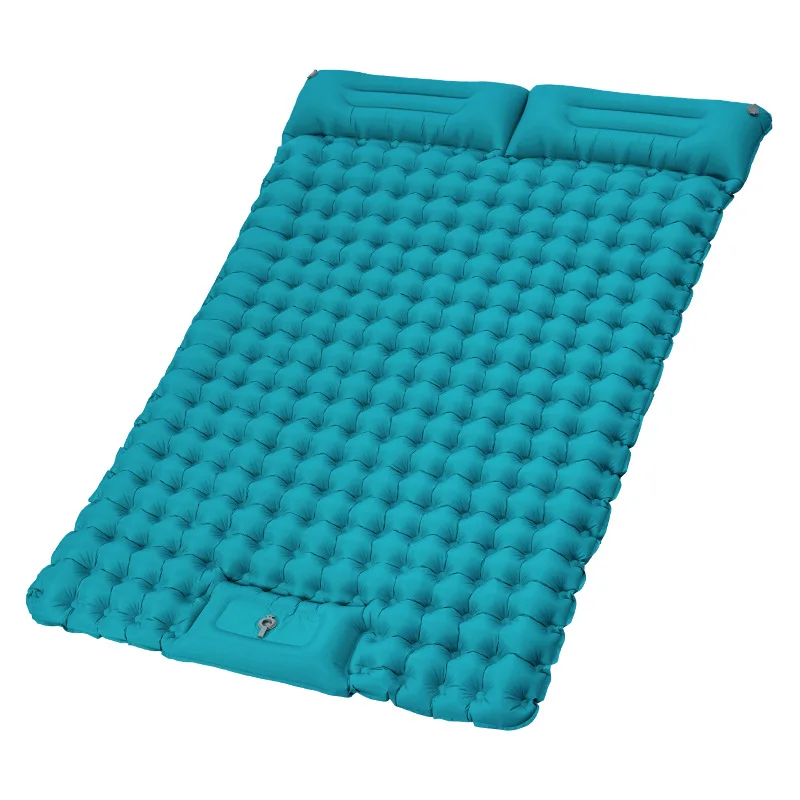

New Portable Outdoor Inflatable Mat Foot Type Camping Blowing Sleeping Mat Outdoor