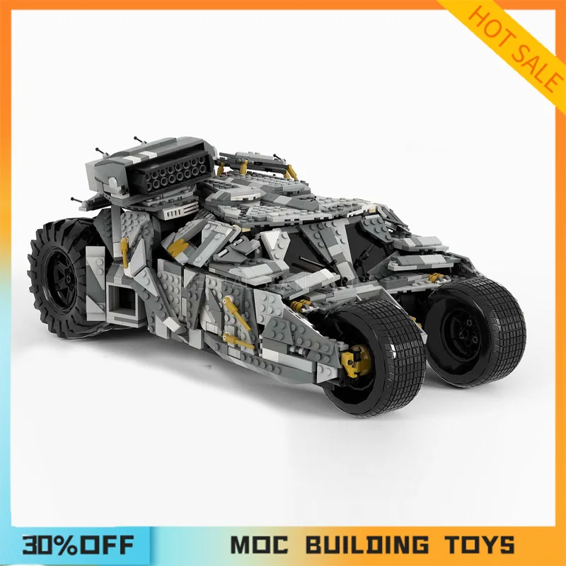 3172PCS Customized MOC Bat shaped tank armor Building Blocks Technology Bricks DIY Creative Assembly Toys Holiday Gifts