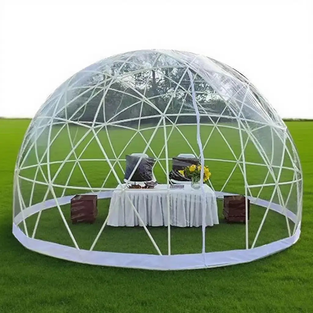 3.6M TPU Clear Bubble Dome Tent for Outdoor Events Parties Camping Cafe Dining - Luxury PVC Garden Igloo Style