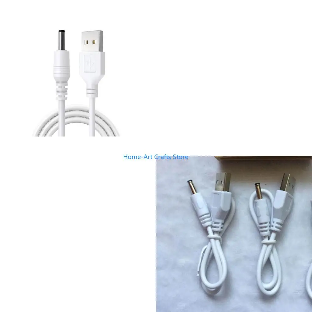 Y3NA Fast Charging Power Cable USB to 3.5 Charging Cable 1.97''L U