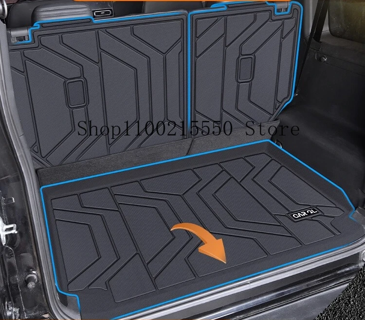 Para BAIC Beijing 212 T01 2024-2025 respaldo del asiento trasero almohadilla protectora alfombrilla para maletero almohadilla antipatadas accesorios de Interior de coche