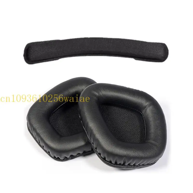 652F Breathable Soft Ear Pads Foam Cushion Earpad 1Pair for Corsair VOID Comfortable Replacement Headphone Sleeve