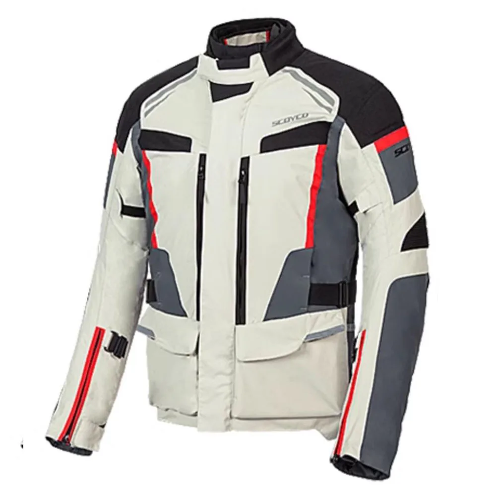 Motorrad bekleidung wind dichte Herren Biker jacke Anti-Fall Biker jacke für 4-Jahreszeiten-Jacken für Motorrad fahrer Mann atmungsaktiv