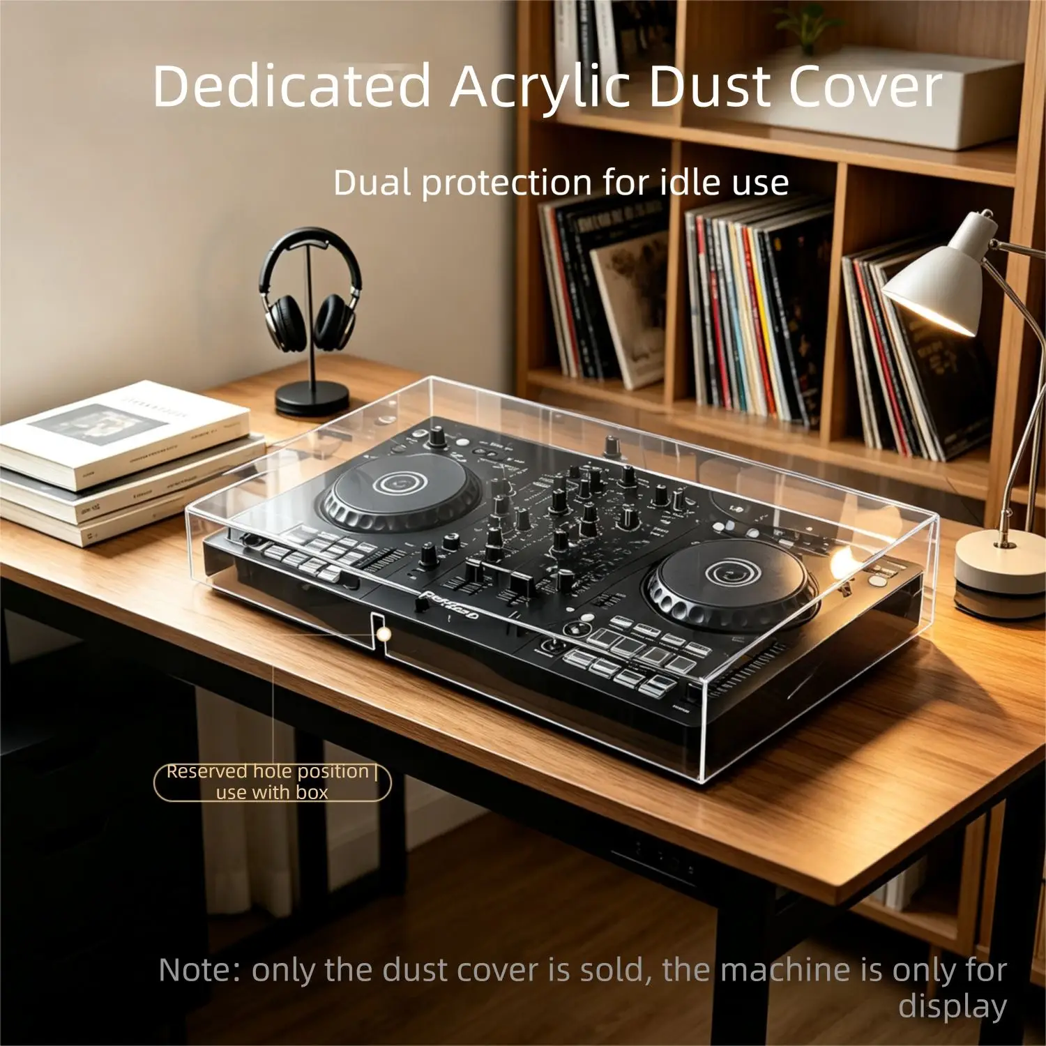 Transparent Protective Case For DDJ FLX4 Disc Player DJ Controller Scratch-Resistant Dustproof Cover Shell Replacement Accessory