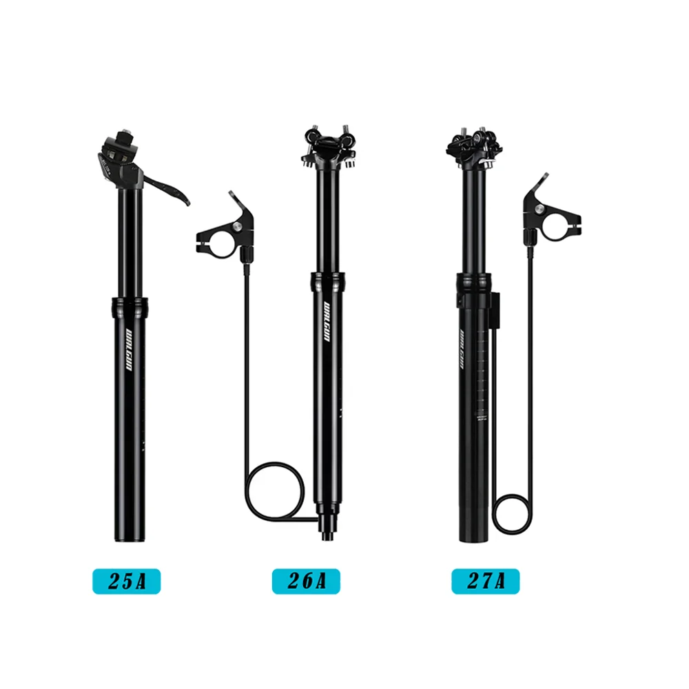 AliExpress WALGUN MTB Telescopic Seatpost Dropper Adjustable Seat Post 27.2 30.9 31.6 Manual Remote Control Hydraulic Middle External Cable