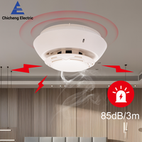 SD302 Smoke Detector Fire Alarm 10 Year Life Smoke Sensor For Home Security Smoke Alarm Photoelectric Sensor Battery Powered