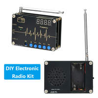DC 5V RDA5807M Radio FM Electronic Kit Fabrication Full Frequency Soldering Assembly DIY Loose Parts Type C Interface 87-108MHz