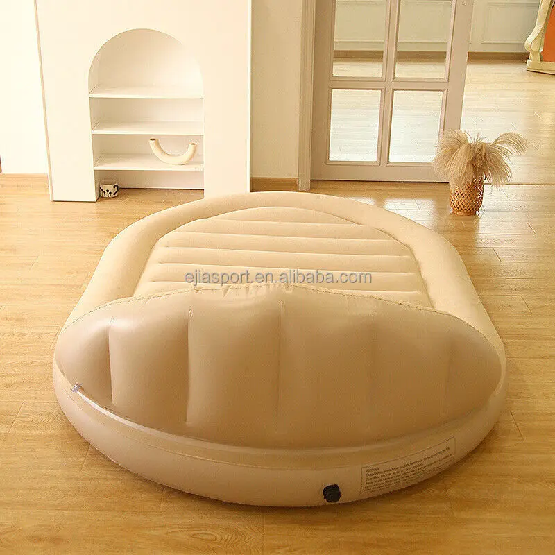 Outdoor/Indoor Inflatable Mattress With Pump Comfortable Air Mattress Sofa Bed