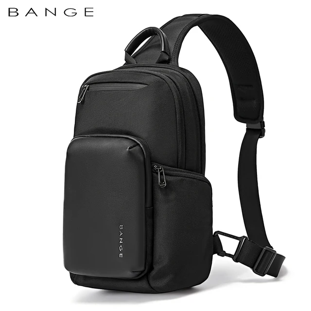 BANGE 2024 New Arrival wielofunkcyjna torba Crossbody dla mężczyzn torby listonoszki na ramię wodoodporne męskie torby ze sznurkiem o dużej pojemności