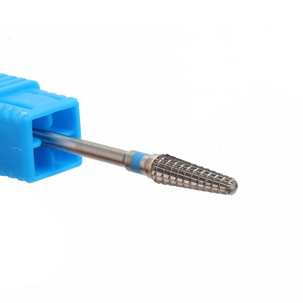 Foret à ongles en carbure, fraise pour manucure, perceuses électriques, vernis Gel, enlever le lime, outils, accessoires, 1 pièce