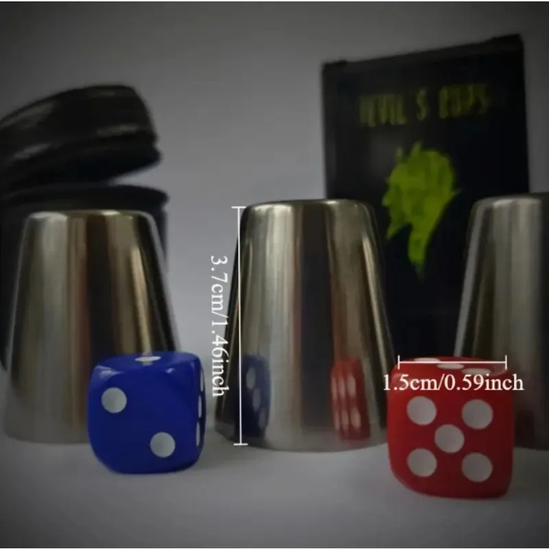 كأس الشيطان خدعة سحرية دعائم تفاعل الحفلات عن قرب عروض ممتعة مناسبة للمبتدئين عشاق السحر ألعاب ماجيا