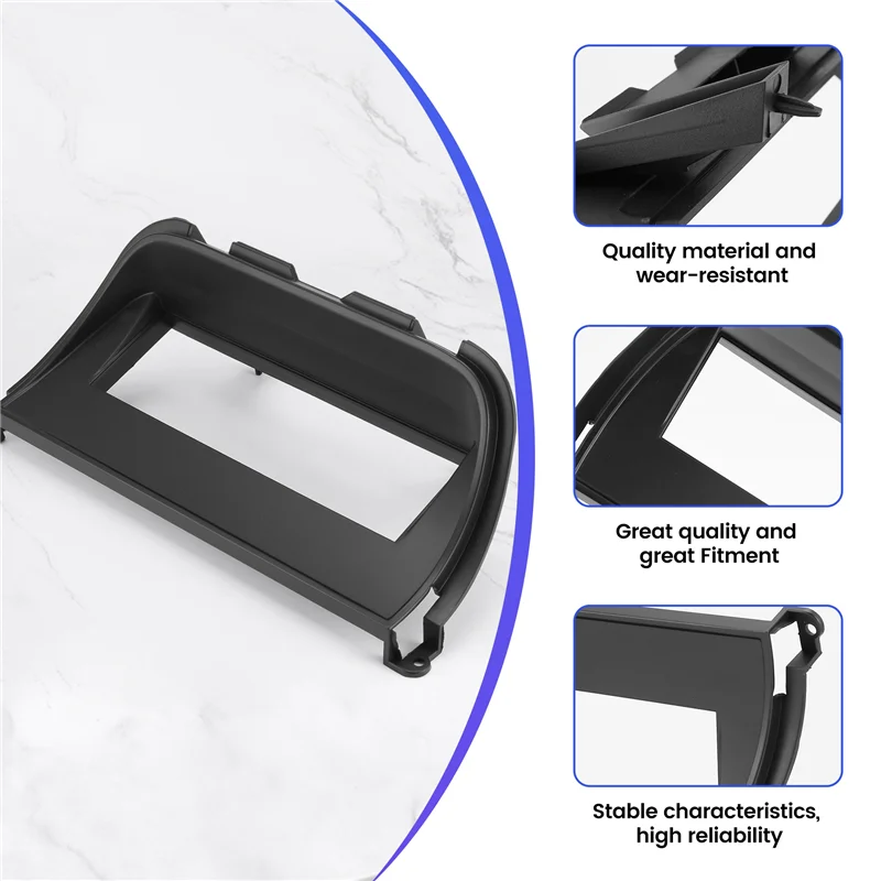 إطار لوحة راديو السيارة المتين والمفرد Din مناسب لسيارة جاكوار XJ XJR 1997-2003