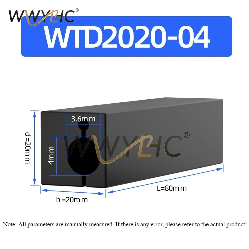 Anti Vibration CNC WTD2020 Inner Hole Tool Holder Boring Square Sleeve Alloy Internal Thread Auxiliary Variable Diameter