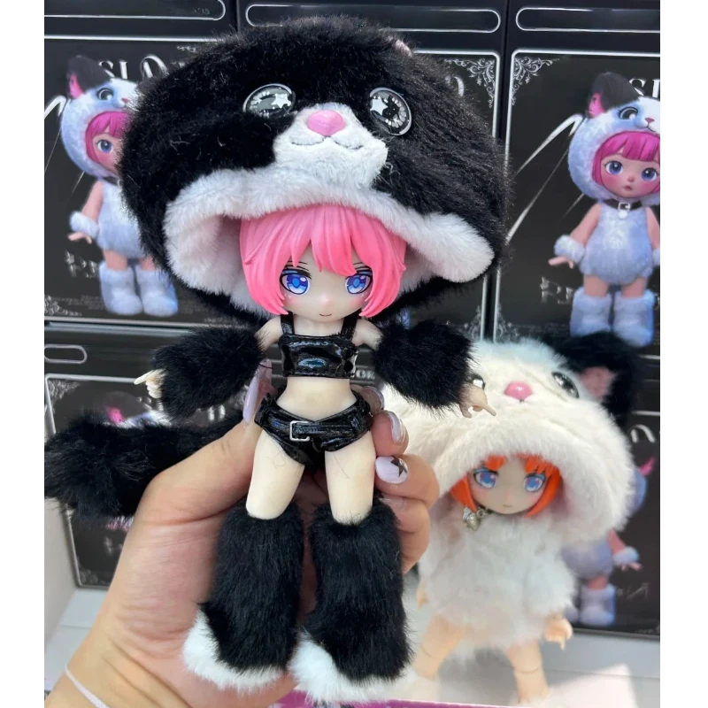 In Stock Cat Island Wonderland Series 1/12 Mjd Bjd Articulated Doll Blind Box Desktop Decor Surprise Mystery Box Birthday Gift