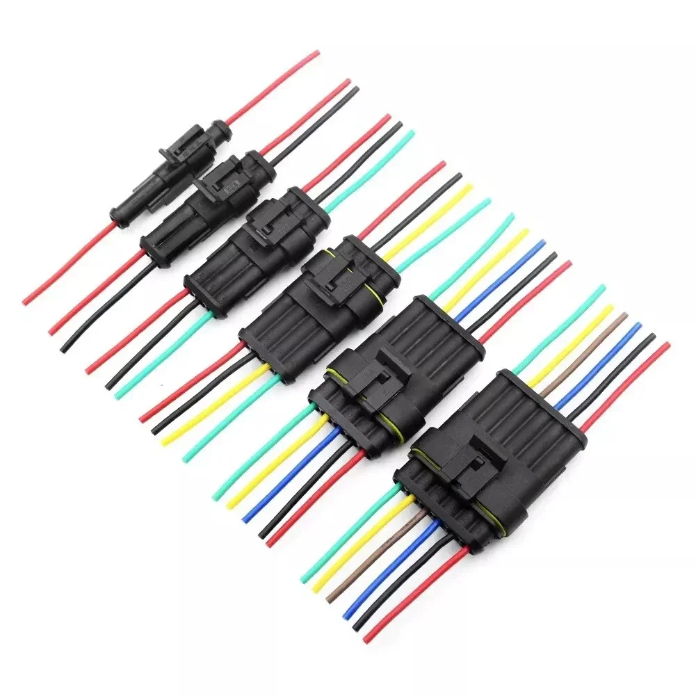 

Automotive Waterproof Connector Wire 1/2/3/4/5/6 Pin/Wire Waterproof Plug Connector Electrical Car Sealed Male/Female New