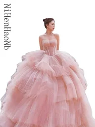 Luxury Quinceanera เดรสชุดราตรี Tulle อย่างเป็นทางการชุดราตรี Vestidos สำหรับผู้หญิง2023