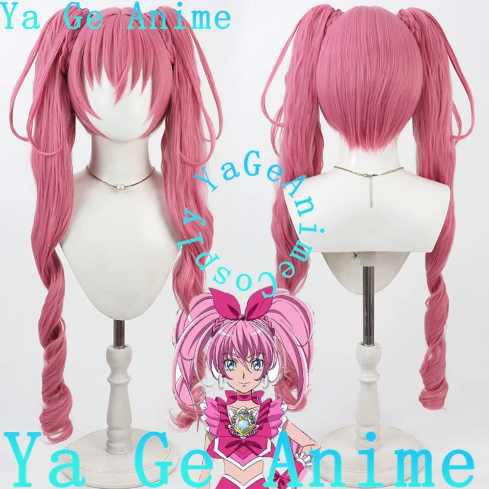 

Pretty Cure Suite PreCure Cure Melody Hojo Hibiki Косплей Парик Twin Tails Аниме Игра Ролевая игра Используется для аниме Танцевальные вечеринки