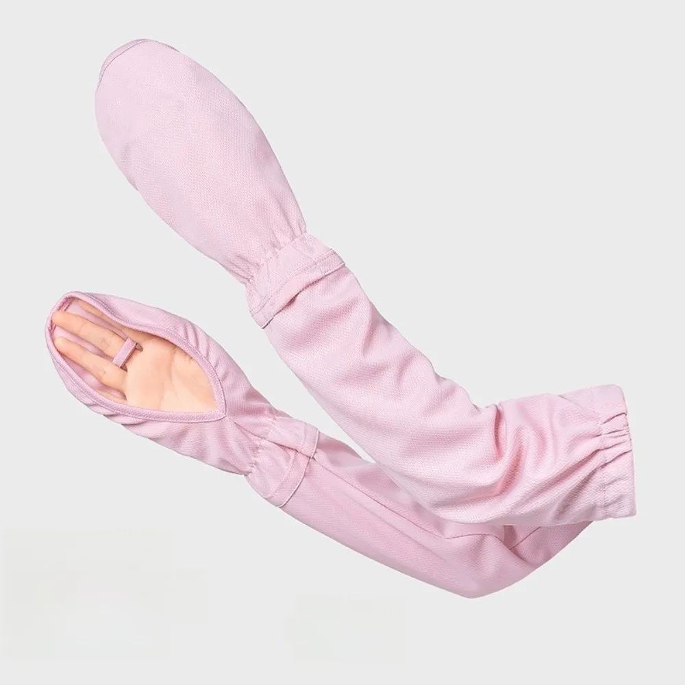 

Long Sleeve Anti-sunburn Sleeve Adjustable Cuffs Loose Fit Driving Sleeves Ice Cooling Anti-UV Sun Protection Sleeves