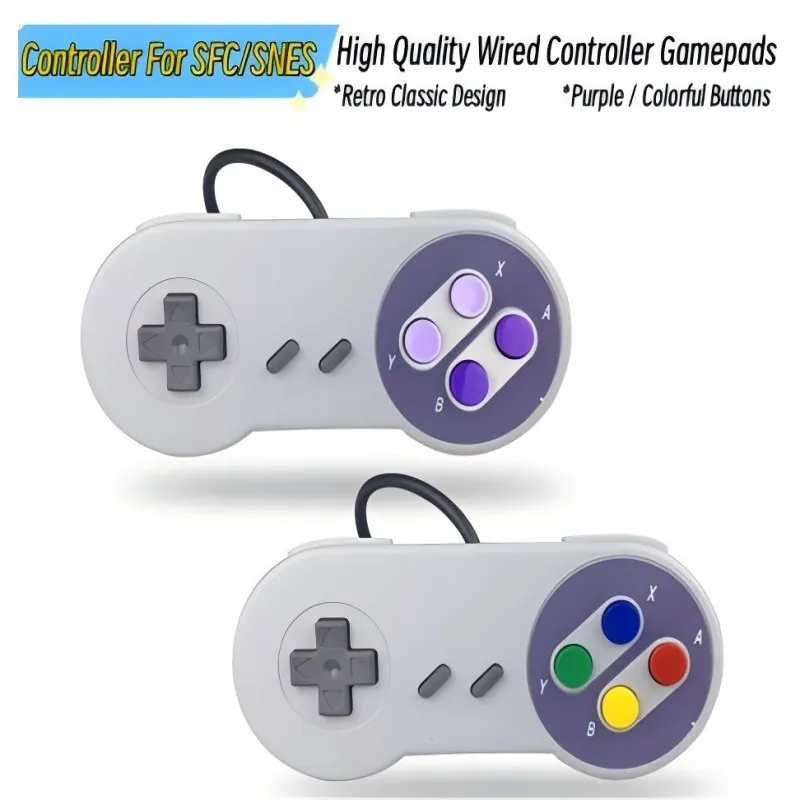 2PCs USB Gamepad Retro Gaming Joystick Wired Controller for Linux Game PC NESPi RetroPie Windows Raspberry Pi 5 4B 3B+ 3B view 5