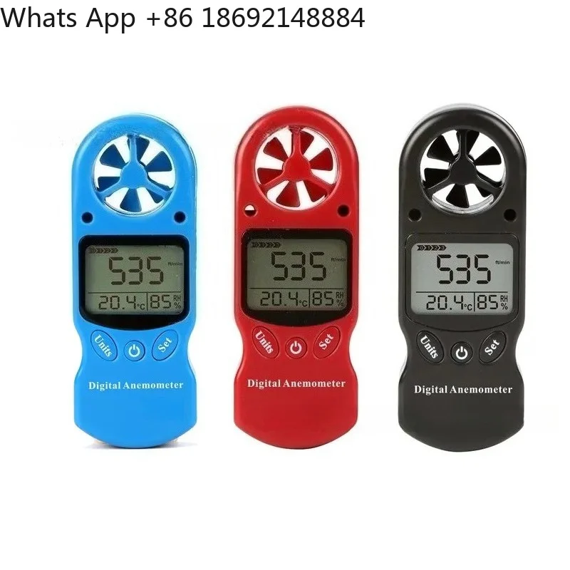 New Digital Anemometer for Household Temperature and Humidity Measurement Wind Speed and Wind Grade Meter