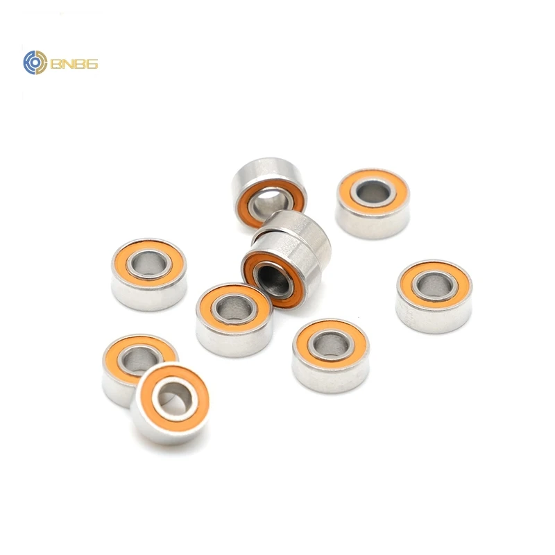 1Pcs S683RS CB 3x7x3 mm ABEC7 683 Stainless Steel Hybrid Ceramic Ball Bearing High Speed Bearing Without Grease Fast Turning