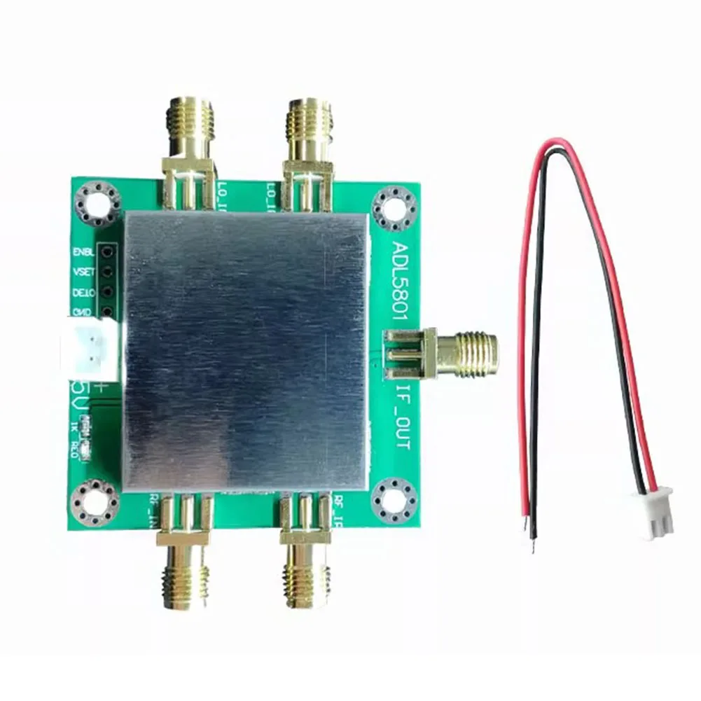 Imagem -04 - Mix Módulo Mixer Freqüência Ativa rf Mixer Duplo Mixer Balanceado Cabo de Banda Larga Up-converter Down Converter Adl5801 10mhz6ghz