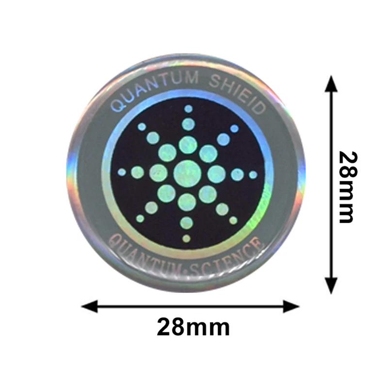 Pegatinas universales antiradiación para teléfono móvil, pegatina redonda de escudo cuántico para PC, portátil, pegatina de protección EMF