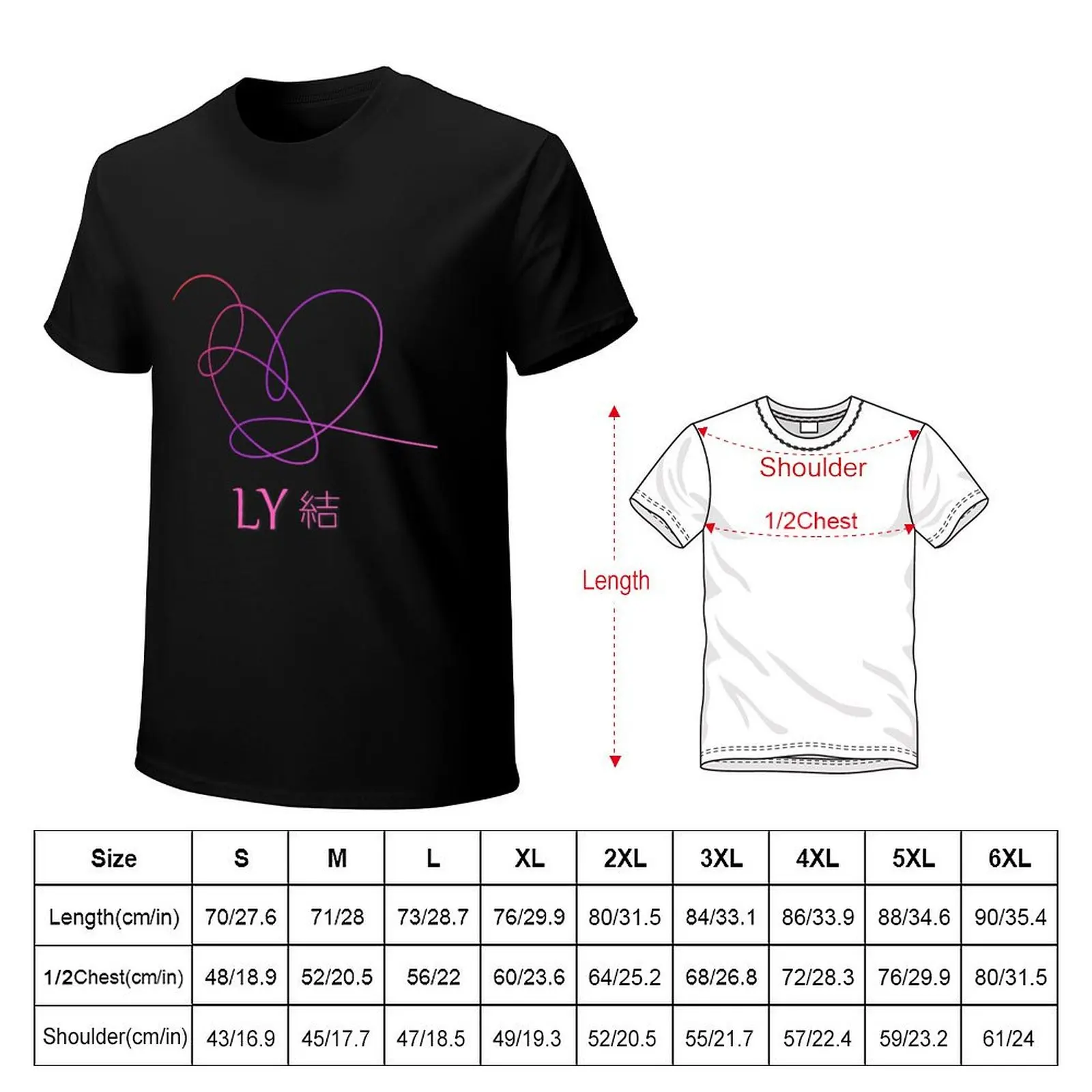 Love Yourself T-Shirt Daily Work Short Sleeve Top