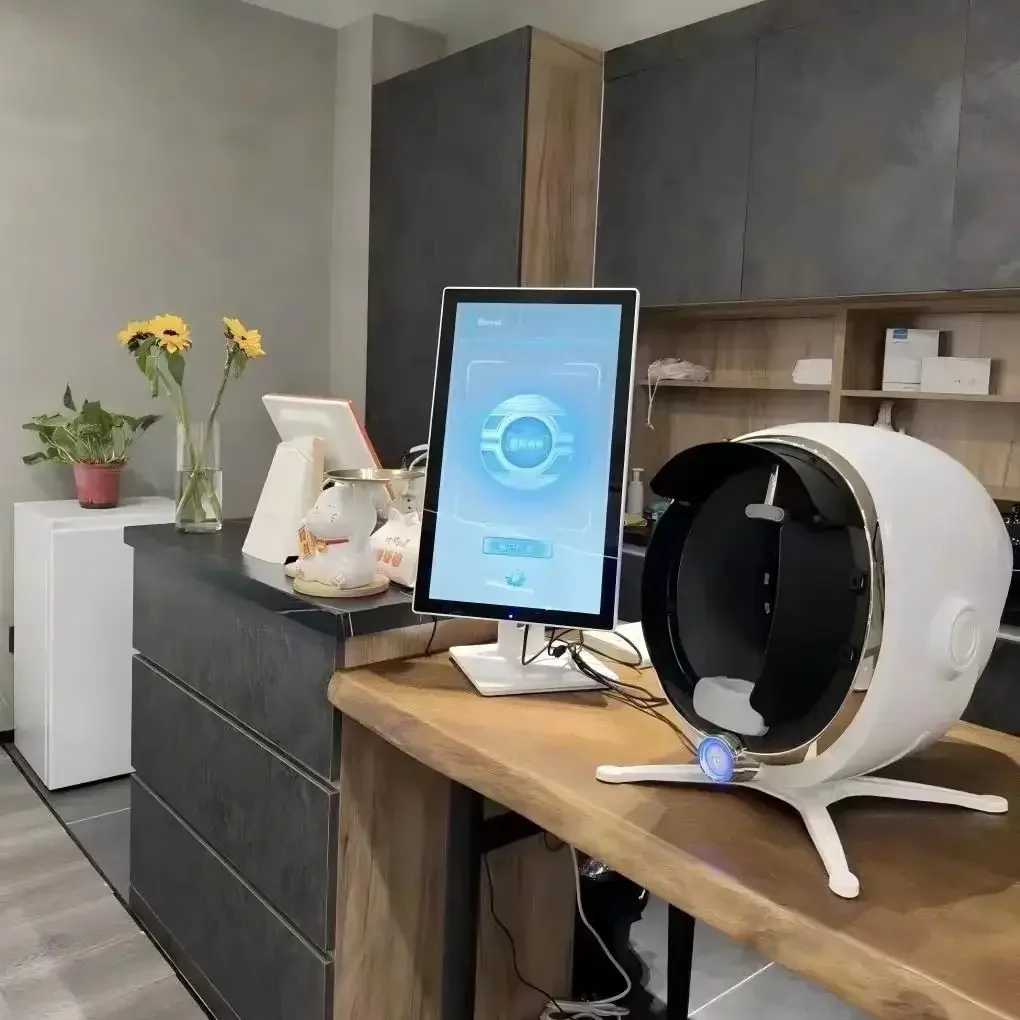 Ai Magic Mirror Face Analysis System Skin Tester Analyzer Scanner 3D Facial Wood Lamp Visia Skin Analysis Machine