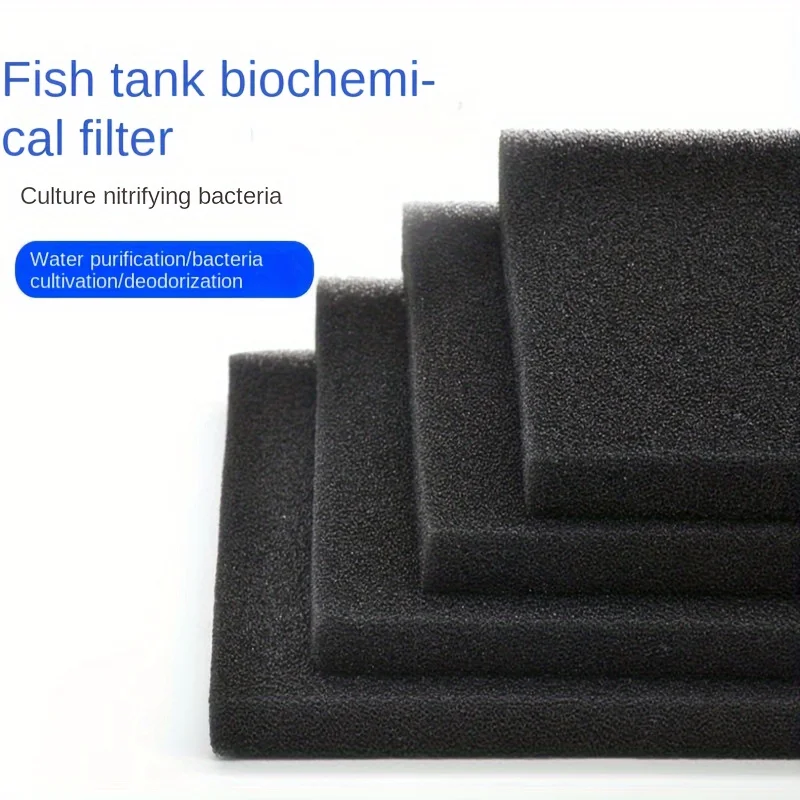 

Aquarium Fish Tank Biochemical Sponge Filte,Durable Mid-Pore Bio-Foam,Water Purification Cultivation Aquarium Filter accessories