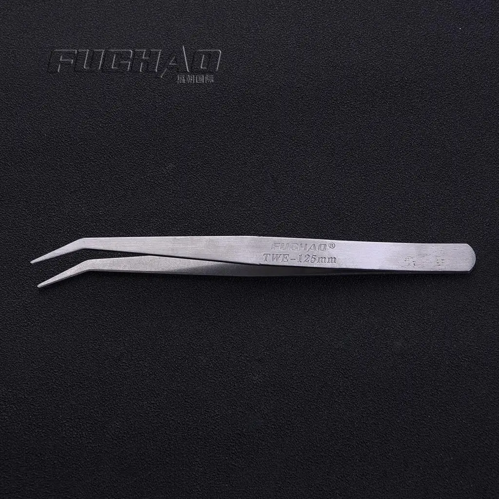 FUCHAO Bend Tweezer Length 125mm For Sewing Machine Spare Parts Leather Craft Tool  Patchwork Acessorios Costura