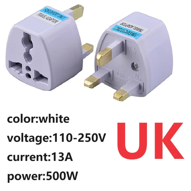 Adaptador de Enchufe Universal para UE, EE. UU., AU, Reino Unido, Corea, KR, Euro, Europa, América, China, Canadá, Convertidor de Corriente CA para Viajes