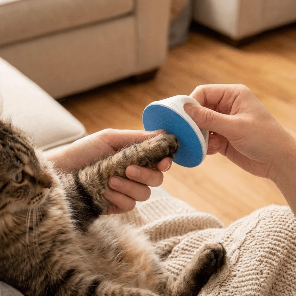Professional Cat Nail Scratch Board Sandpaper Grinding Pad Portable Handheld Dog Nail Grinder Nail Smoothing Dog Nail File
