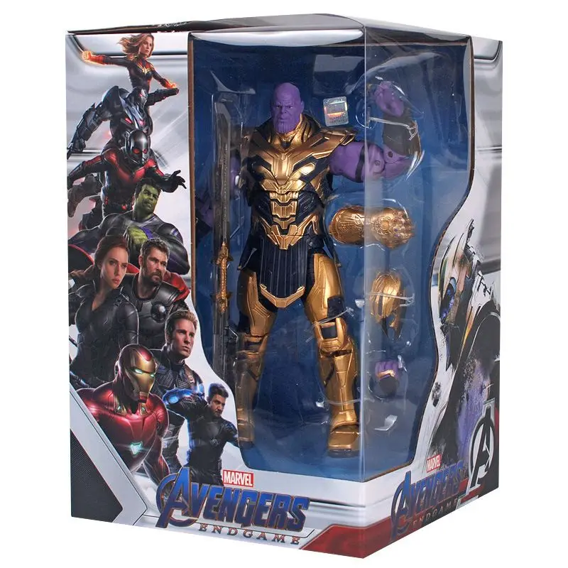 Marvel Avengers movable Thanos Anti-Hulk personalized creative hand model doll desktop ornaments children\'s toys holiday gifts