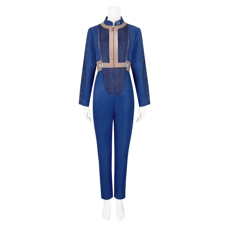 Spiel Maclean Cooper Cosplay Kostüm Strahlung Verkleidung Bodysuit Held blau Overall für Kinder Erwachsene Halloween Karneval Party