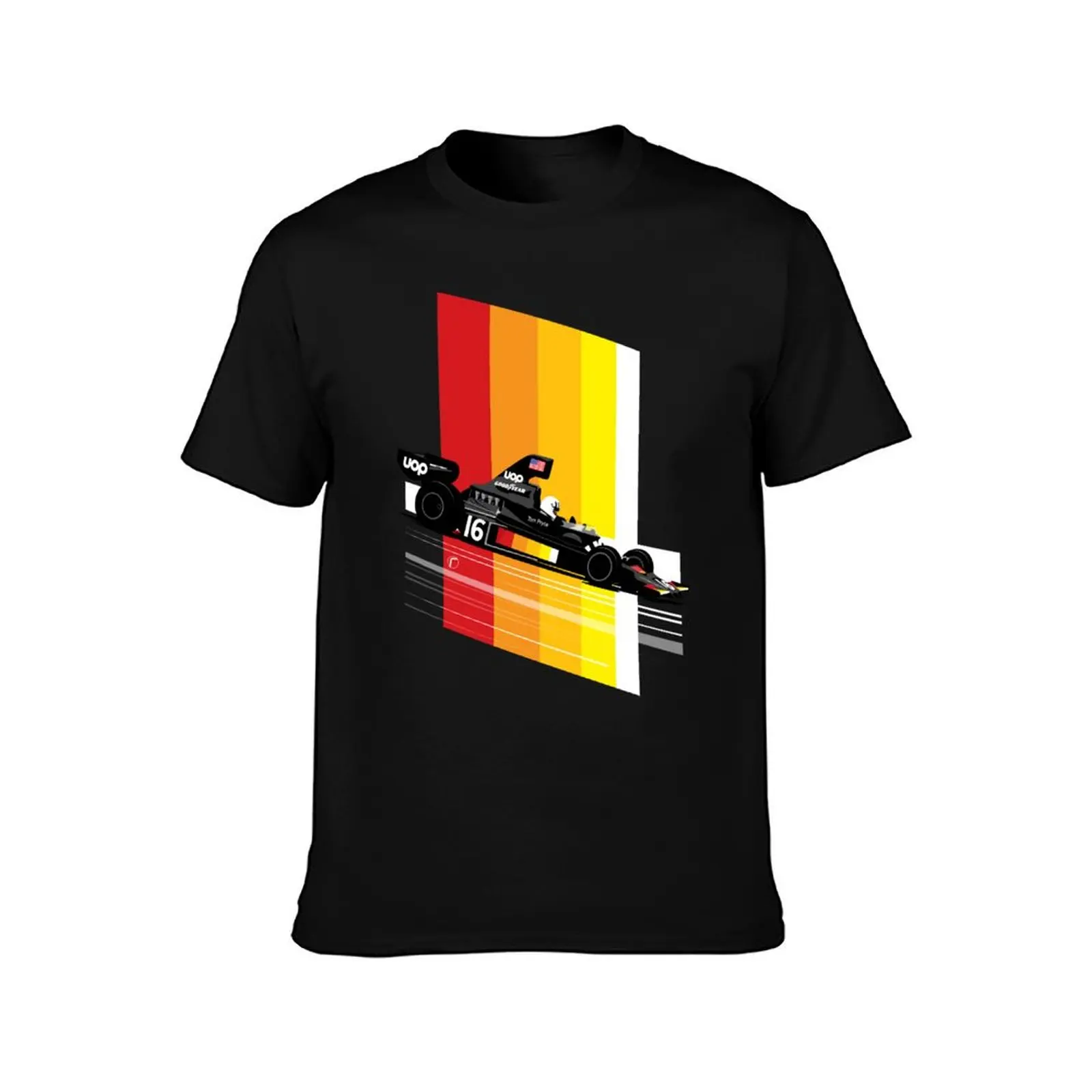 Tom Pryce Shadow DN5 T-Shirt, Classic Crew Neck Shirt, Breathable Cotton Everyday Tee