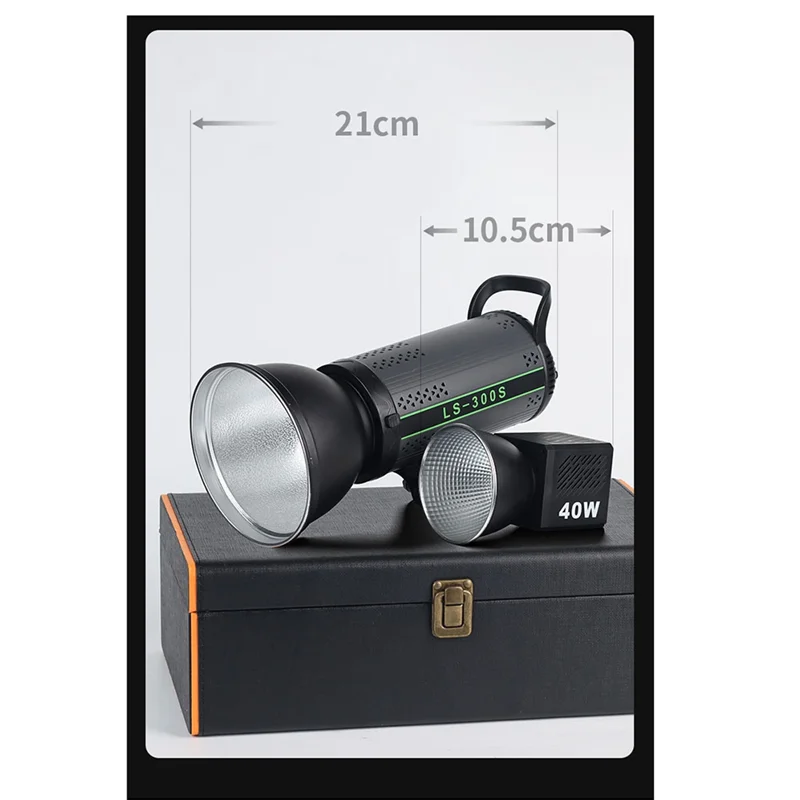 

T82C Hot Sale-M60 Handle Photo Studio Light COB Bi-Color CCT 2500-6500K CRI Greater Than Equal 95 TLCI Greater Than Equal 97 EU