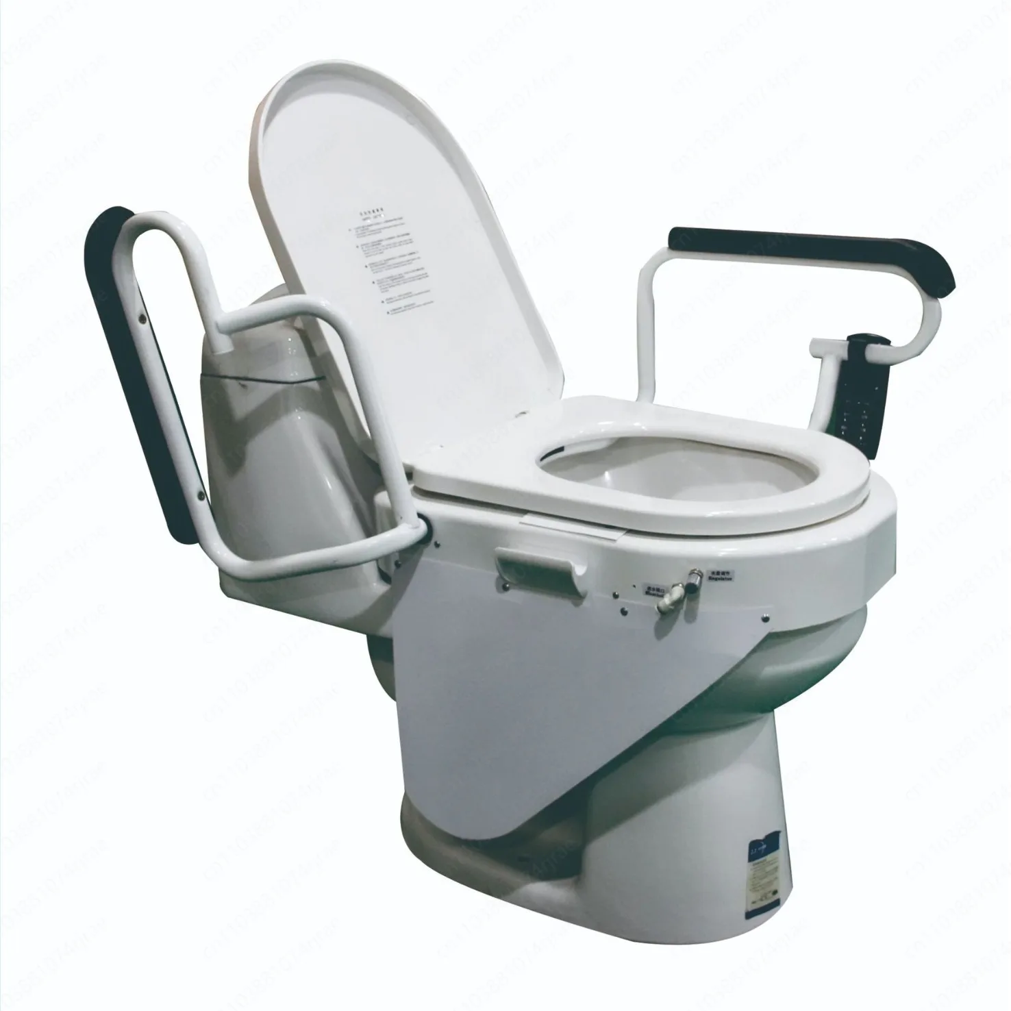 

Thickened Toilet Riser for The Elderly with Handrails Universal Elderly Care Pregnant Women Take Care of Themselves