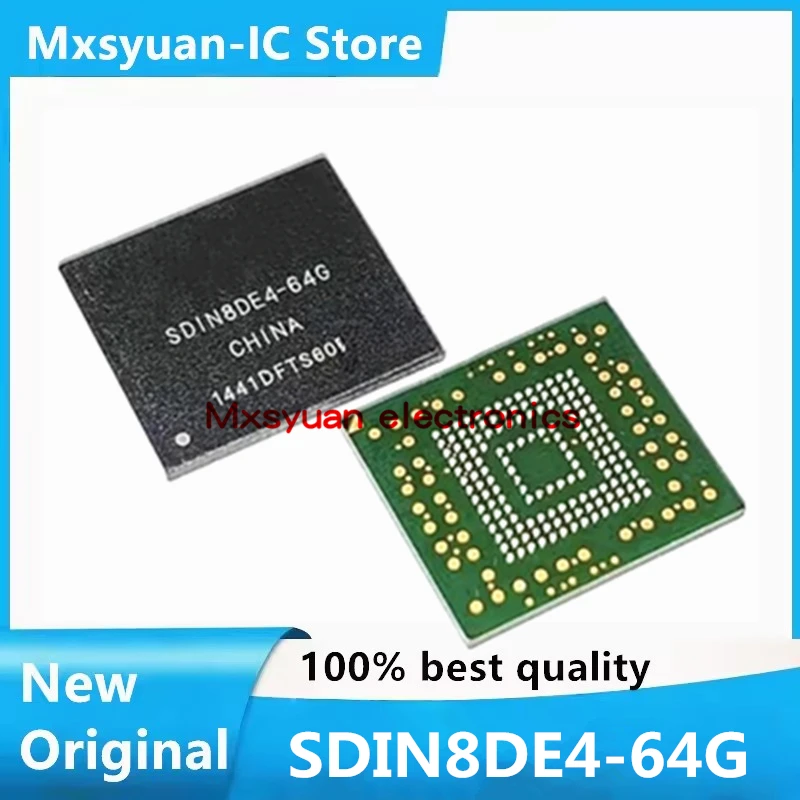 1pcs~10pcs/lot SDIN8DE4-64G SDIN8DE4-64 8DE4-64G BGA153 EMMC 64GB flash chipBrand new original, only available in stock