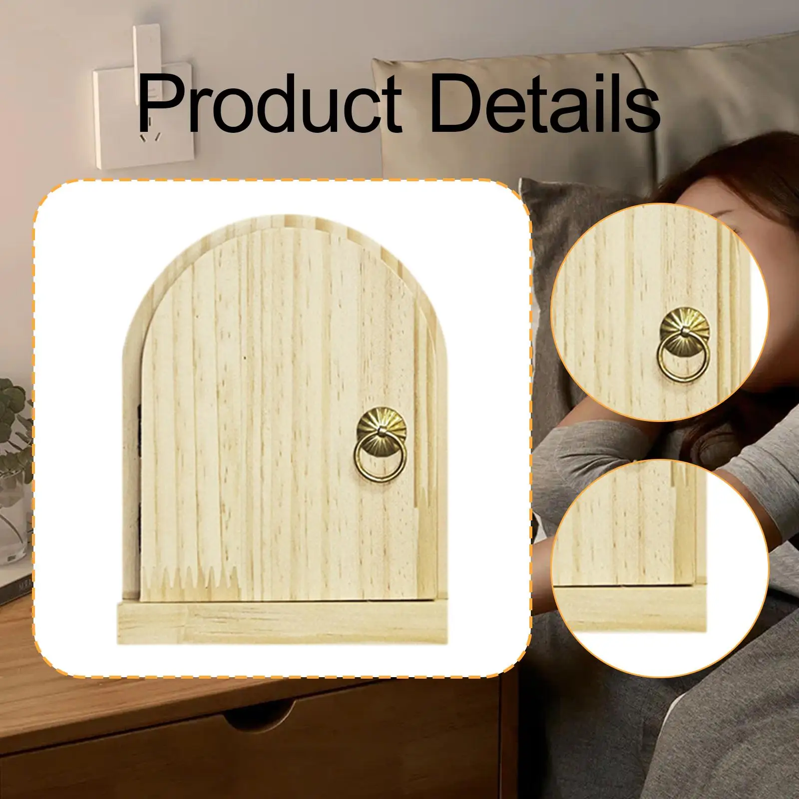 Wooden Switch Protective Cover, Easy Installation, Dustproof Wood Door Switch Protective Cover, Light Switch Wall Sticker