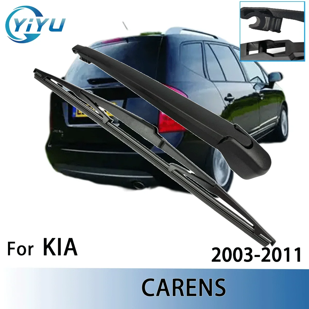 1/2 Stück Heckscheibenwischerblatt Wischerarm-Set für KIA CARENS 2003-2011 Windschutzscheibenwischer Bürsten