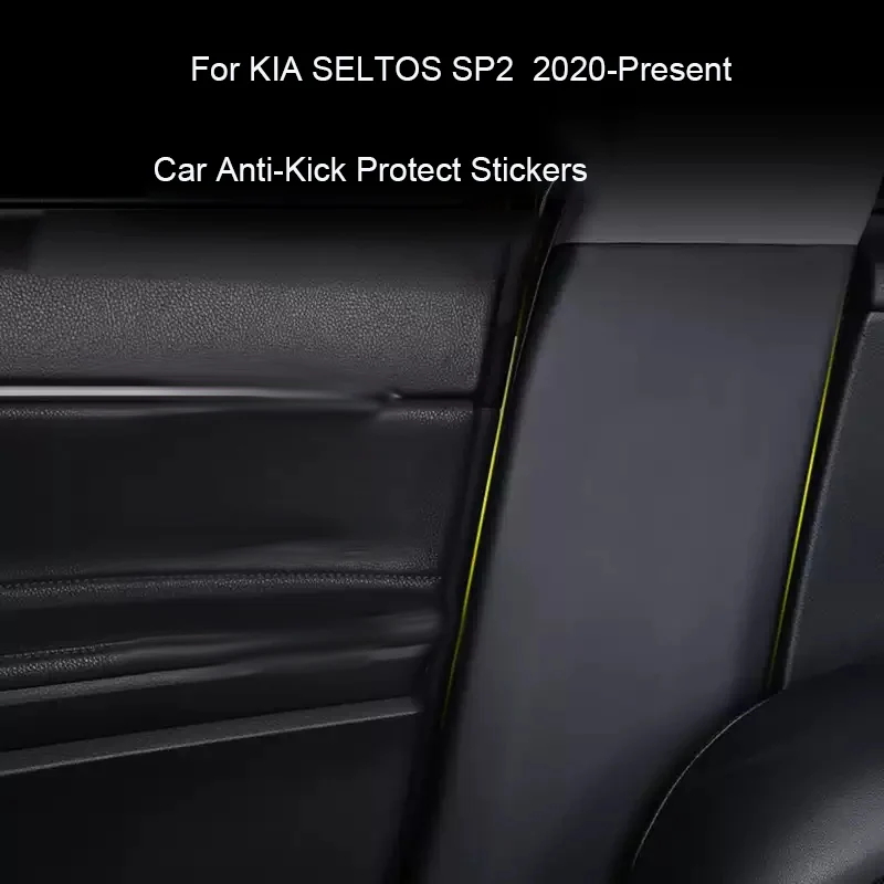

Car B-Pillar Door Anti-Kick Protect Pad For KIA SELTOS SP2 2020-2026 Auto Trunk Anti-Dirty Scratch Resistant Interior Accessory