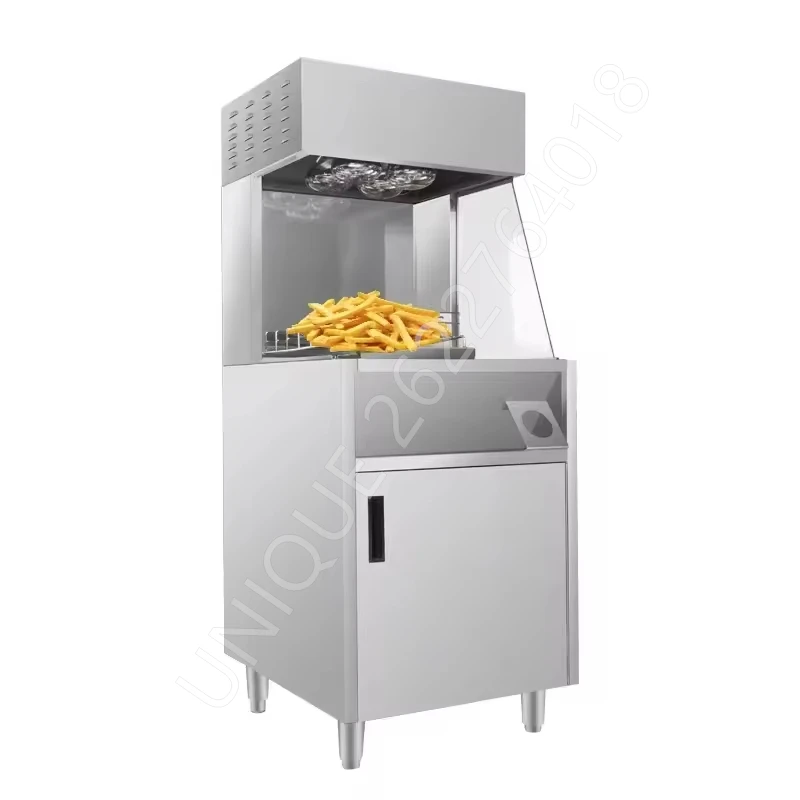 

Automatic Vertical French Fries Machine Commercial French Fries Machine French Fries Holding Cabinet Vertical Workbench