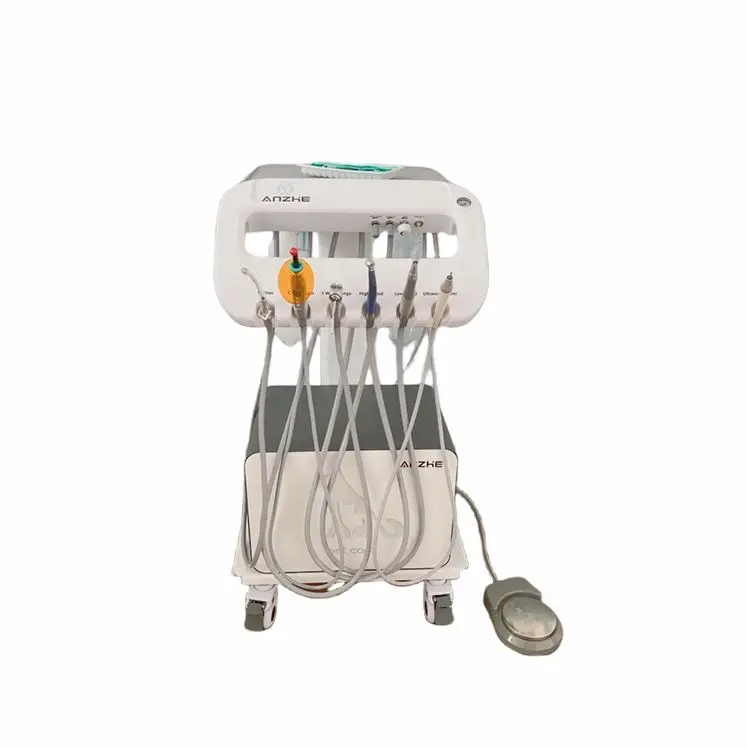 Mobile Dental Unit Dental Equipment With Compressor Motor Pet Tooth Treatment Machine Veterinary Portable