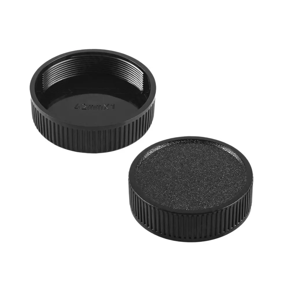 2 Stuks Anti-Stof Voor M42 Plastic 42 Schroef Mount Camera Accessoires Len Caps Beschermkap Achterste Lens