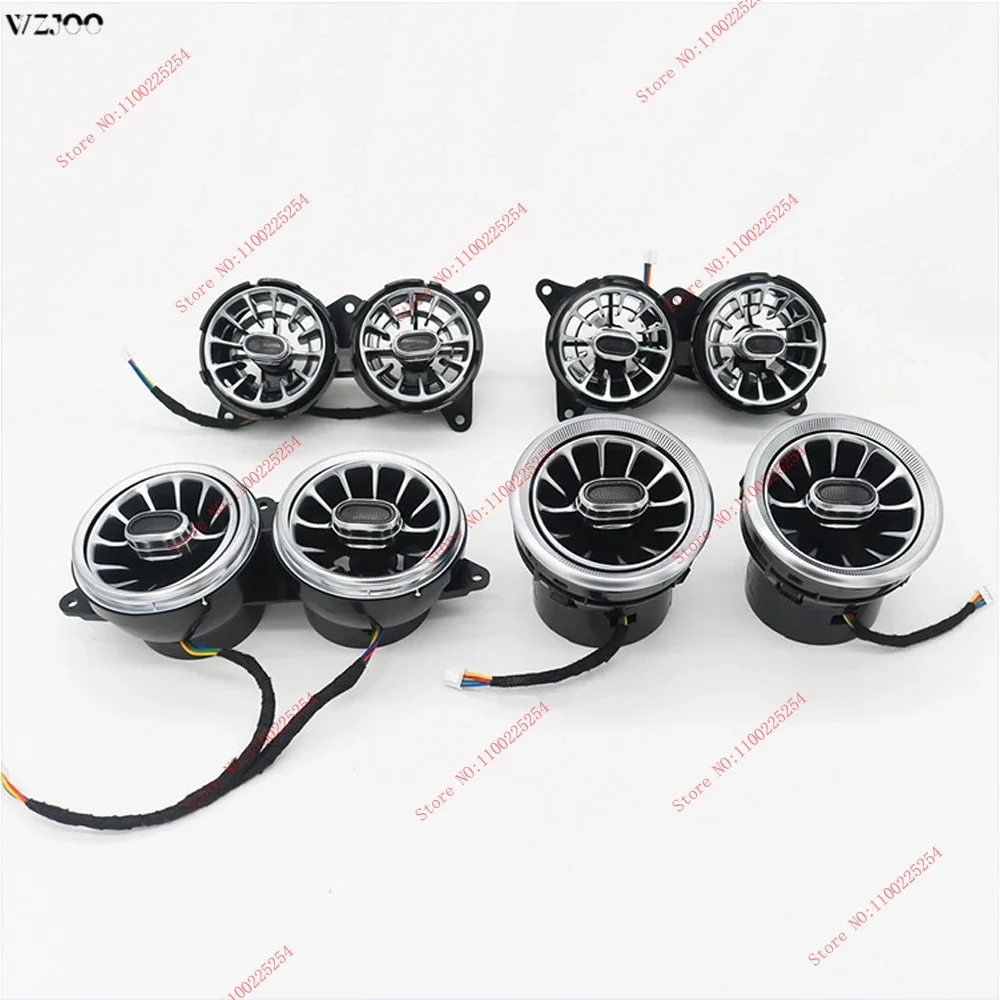 Front Air condition LED ambient light for W222 turbine air outlet LED lights for Benz S class S400/S350/S320 air vent inlet