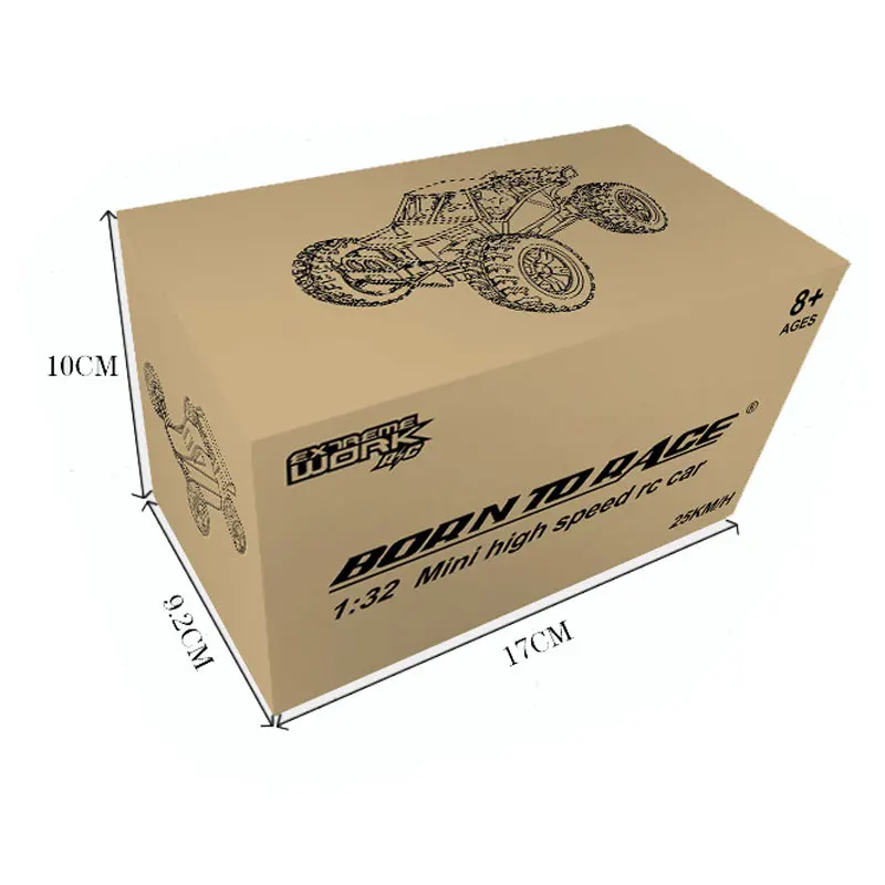 Mini carro de corrida rc 4ch 2.4g caminhão de controle remoto off-road 1:32 2wd 20 km/h veículo eletrônico de alta velocidade rc drift menino crianças presente