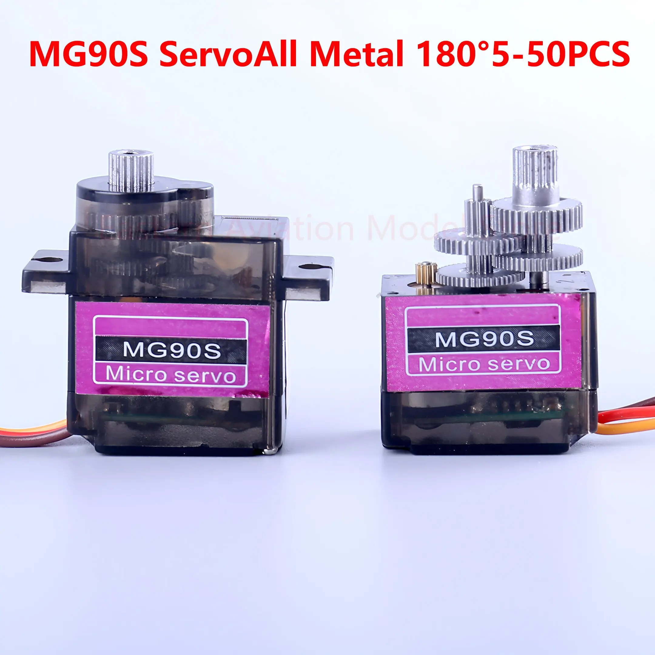 5/10/20/50 Pcs MG90S All metal gear 9g Servo SG90 Upgraded version For Rc Helicopter Plane Boat Car MG90 9G Trex 450 RC Robot